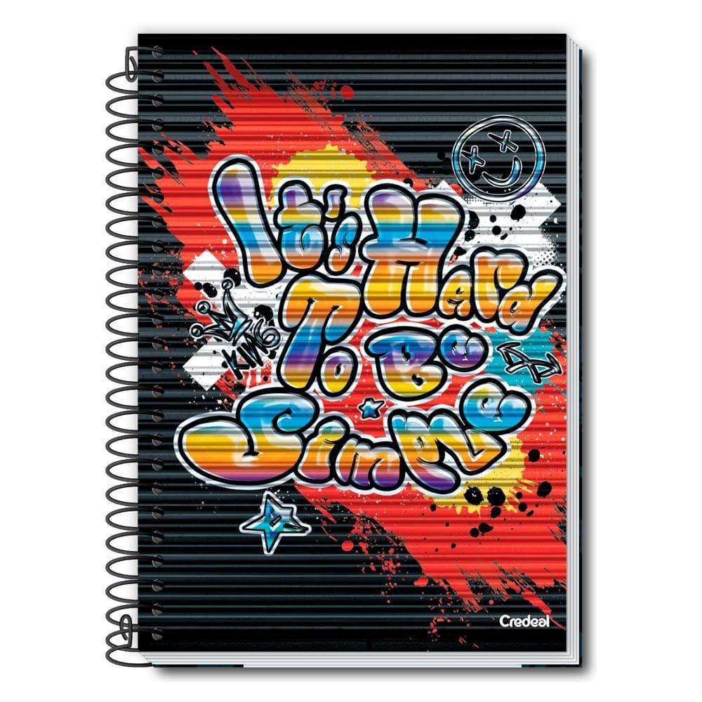 Caderno Universitário Masculino My Collection 20 Matérias Credeal diverso