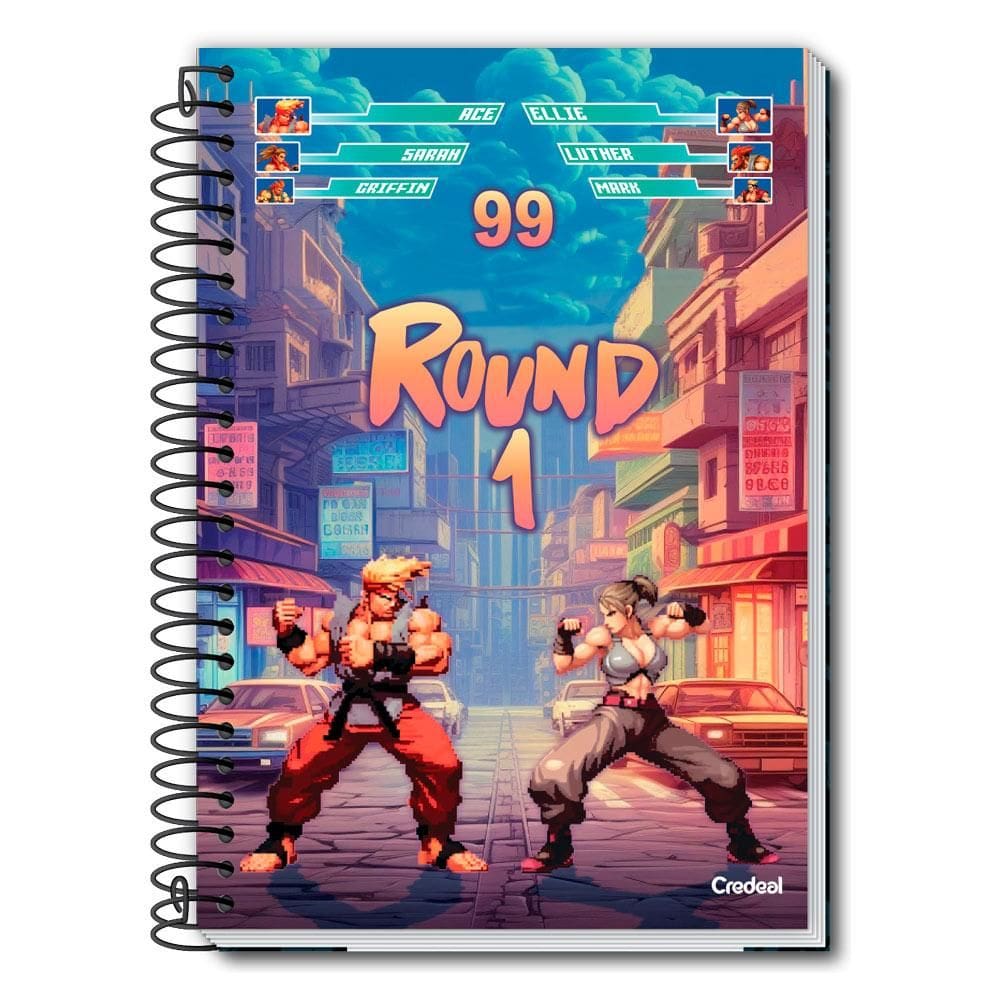 Caderno Universitário Masculino My Collection 1 Matéria Credeal diverso