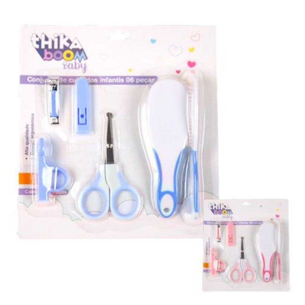 Kit Cuidados e Higiene Para Bebês 06 Peças diverso