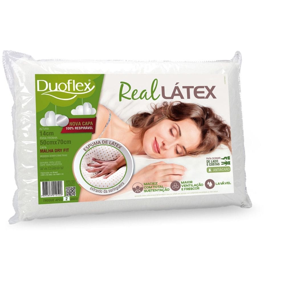 Travesseiro Real Latex Duoflex