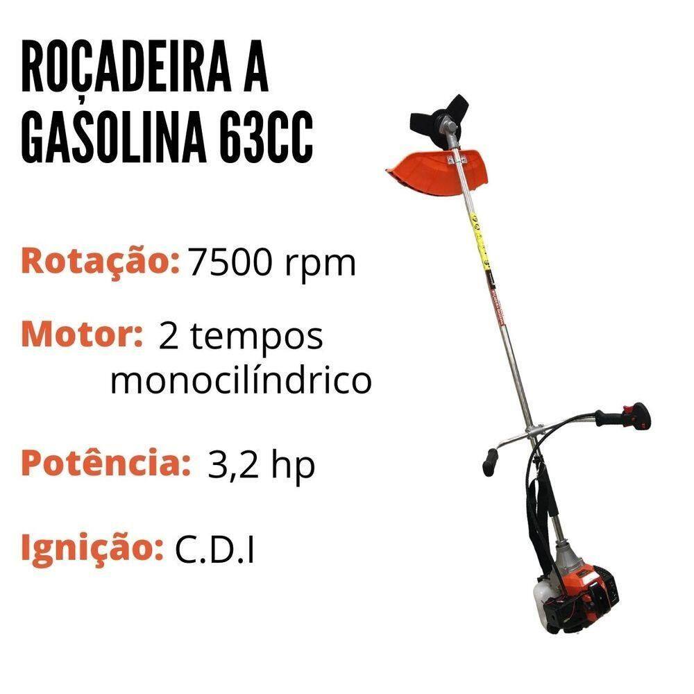 Roçadeira Com Enxada Capinadeira A Gasolina Importway 5x1 | Ponto