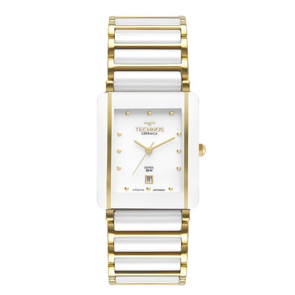 Relógio Technos Feminino Ceramic/saphire Dourado - Gn10ba/1b Gn10ba/1b