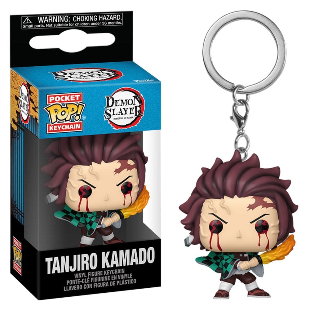 Chaveiro Funko Pop Keychain Demon Slayer Tanjiro Kamado