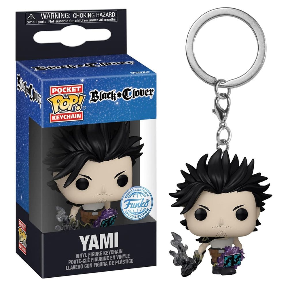 Chaveiro Funko Pop Keychain Black Clover Yami Black Ex