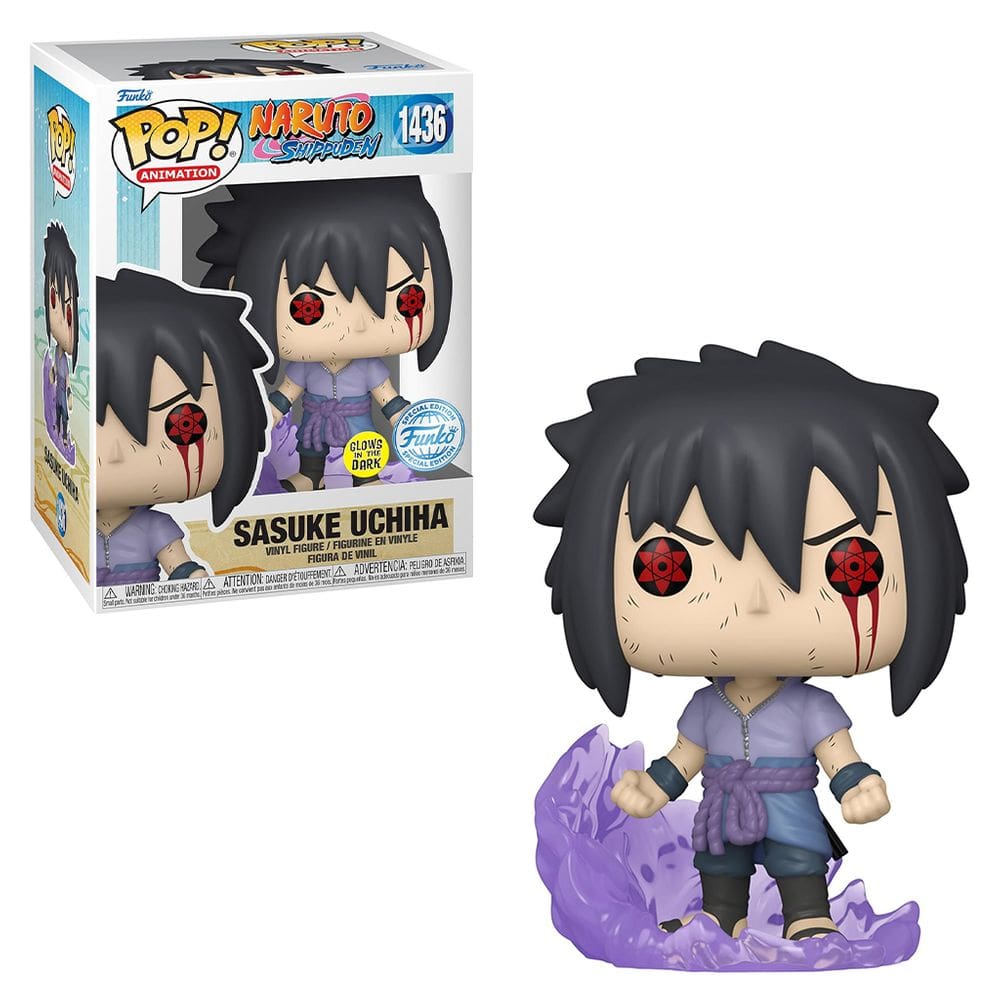 FUNKO POP NARUTO - SASUKE UCHIHA AMATERASU GLOW ”EX”#1436