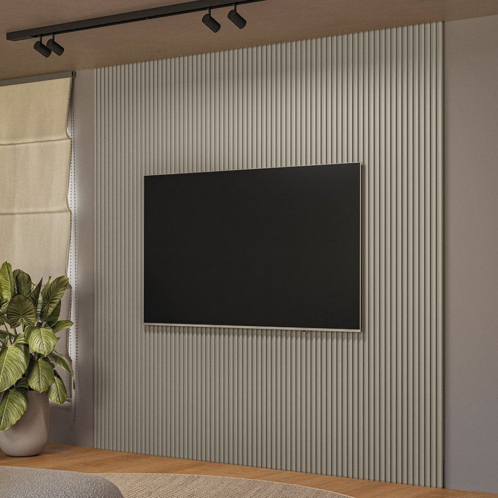 Painel Ripado para TV até 85 Polegadas Modular 2.6 Linea Brasil
