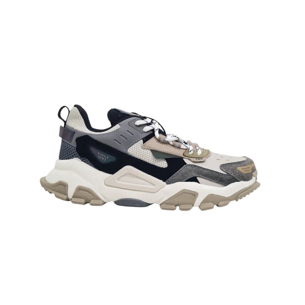 Tenis Qix Trek Bege Grafite autêntico Moda Lançamento