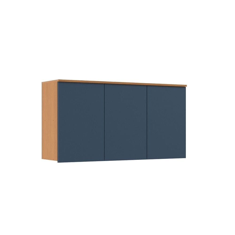 Armário Aéreo 3 Portas em MDF Florença Móveis Sul