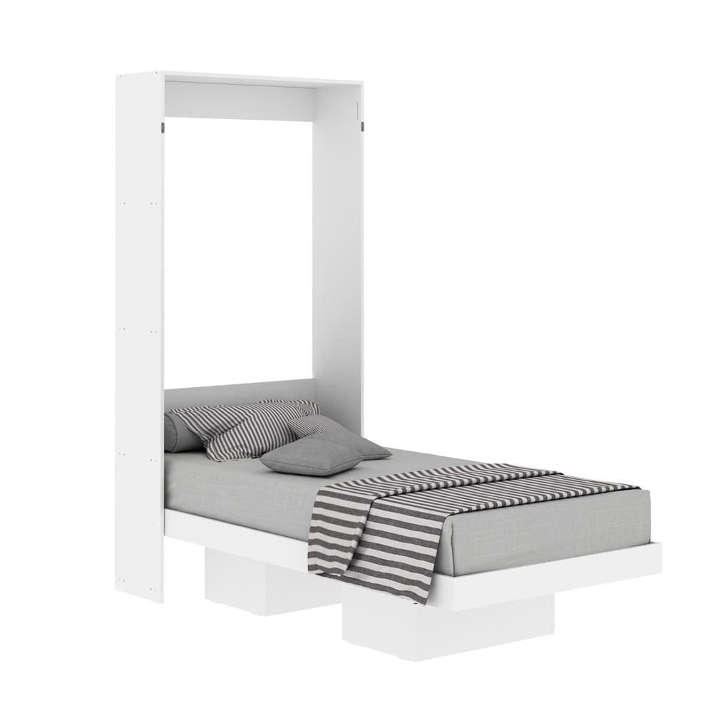 Cama Articulada de Solteiro com 2 Nichos CM8015 Branco - Tecno