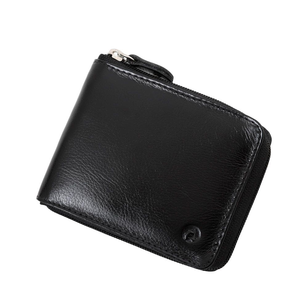 Carteira Masculina Couro Com Zíper Cnh Couro50 209