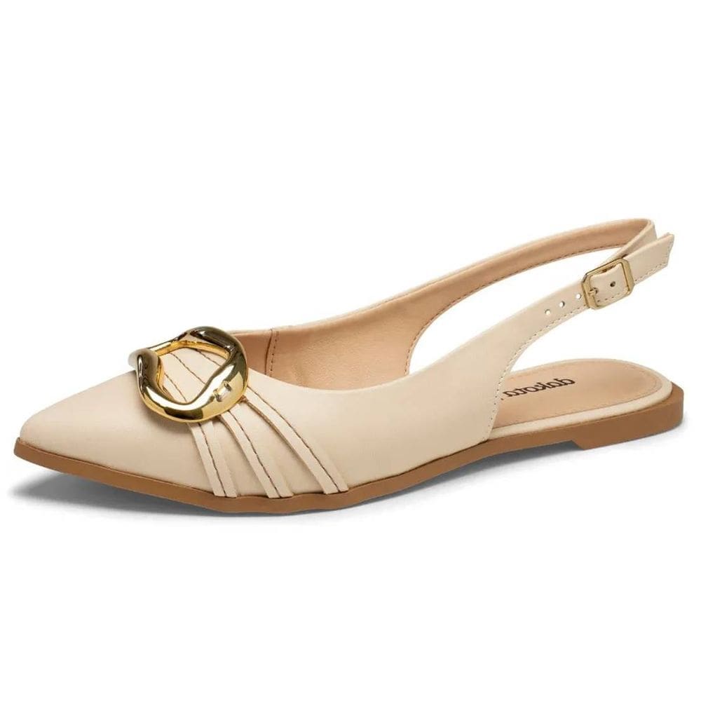 Sapatilha Feminina SlingBack Elegante Conforto Dakota