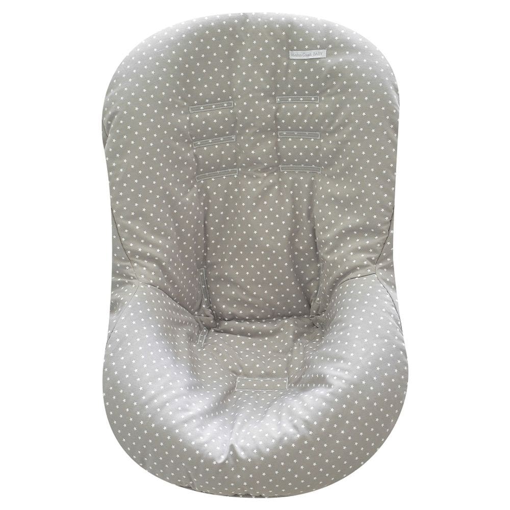 Capa De Bebê Conforto Tecido Estrela Cinza - Minha Casa Baby