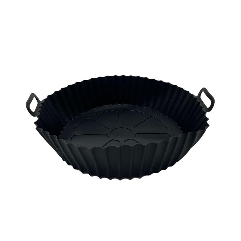 Forma Silicone Redonda Air Fryer Reutilizável 20cm