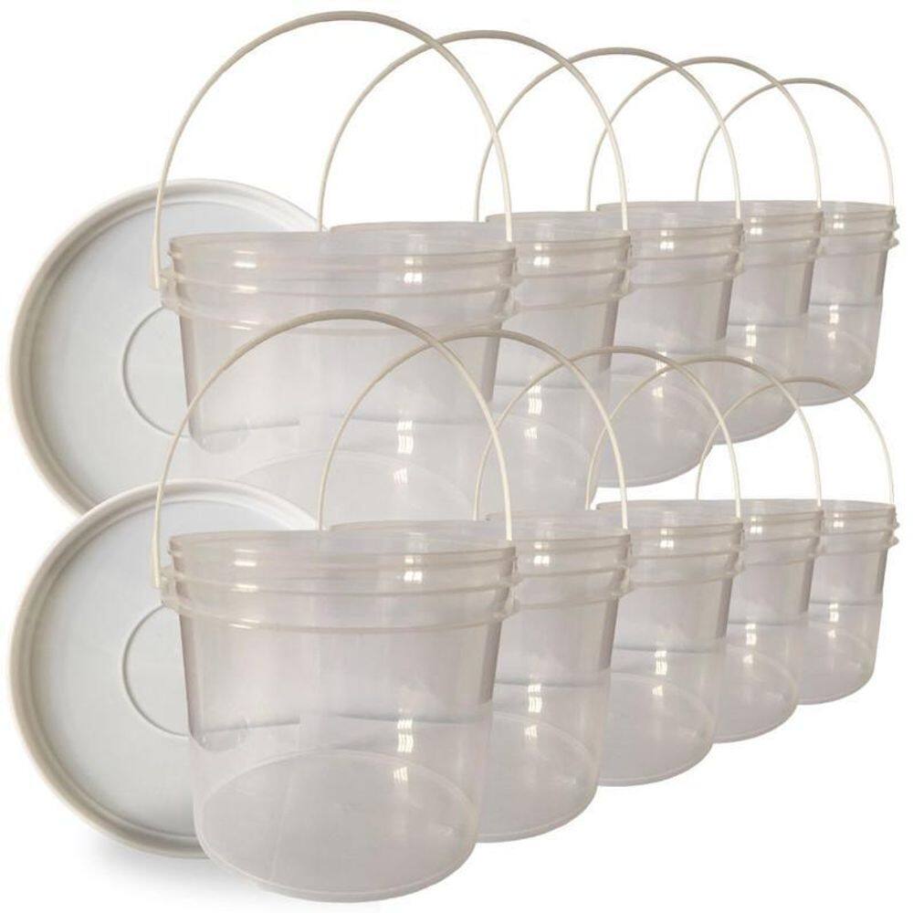 Balde Para Molhos Transp 2.2L 10 Pçs
