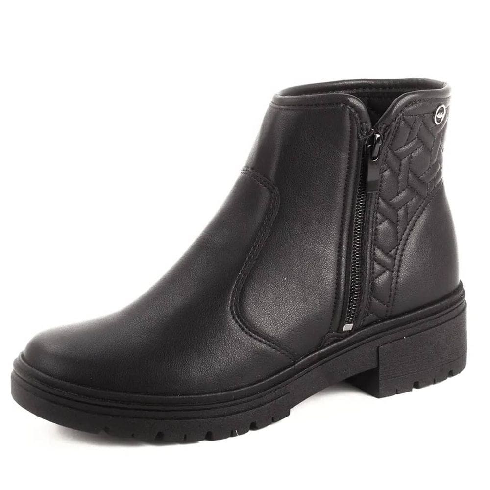 Bota Feminina Coturno Fácil Calce Conforto Cano Baixo Dakota