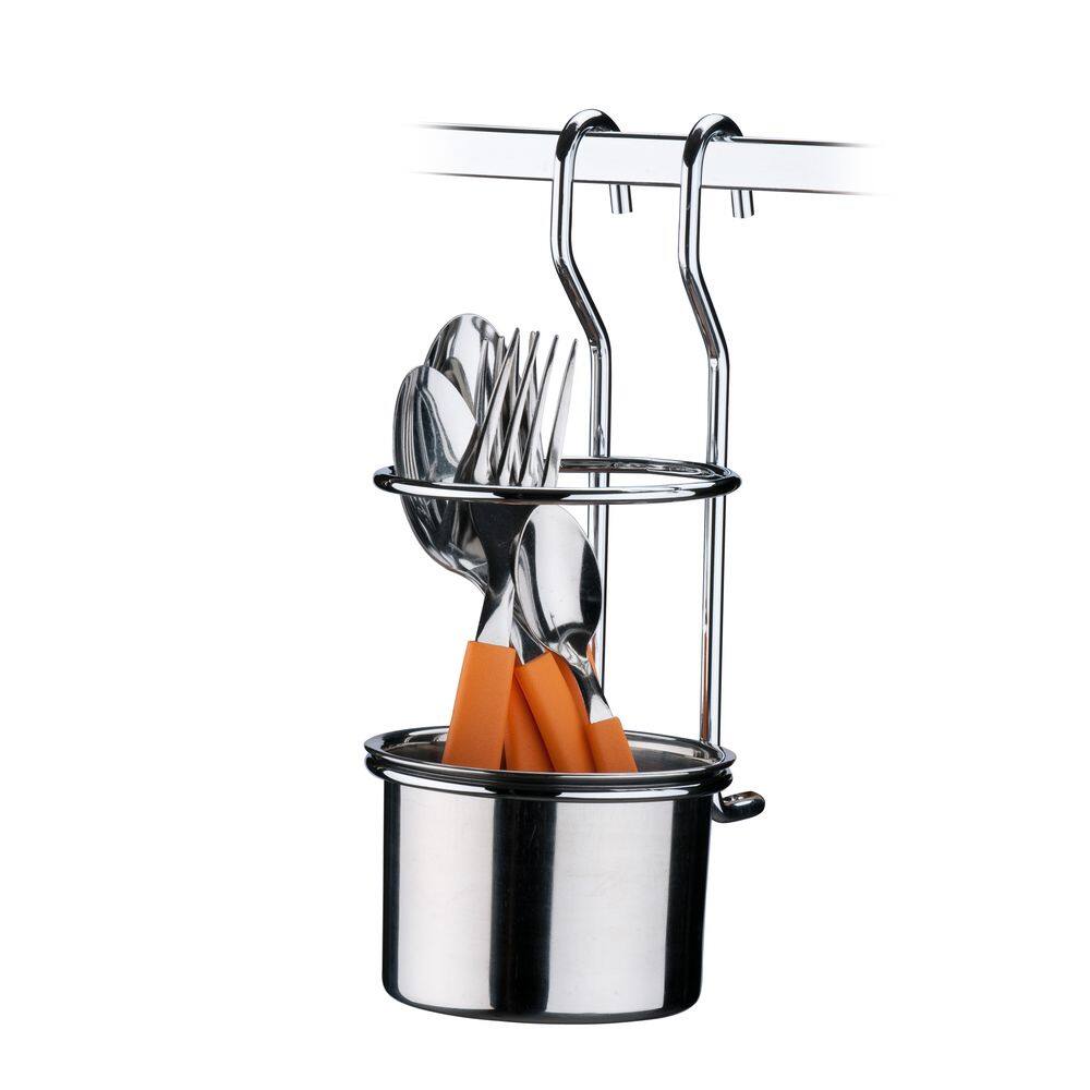 Suporte Porta Talheres E Utensilios Para Pendurar Em Barras