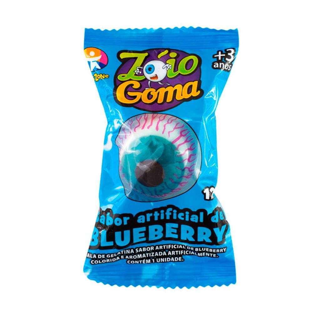 Bala de Gelatina Divertida Zóio Goma Kids Zone 12g