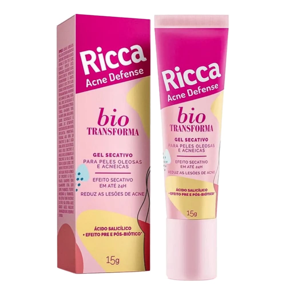 Ricca Acne Defense - Gel Secativo de Acne 15g