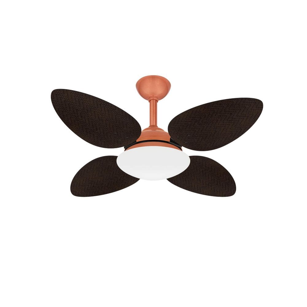Ventilador De Teto Econômico Pétalo 4 Pás Palha Ventax 110V