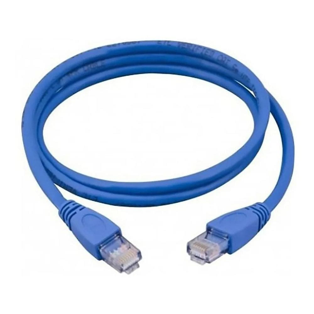 Cabo De Rede Cat5E Patch Cord Rj45/Rj45 - Azul - 1.5M