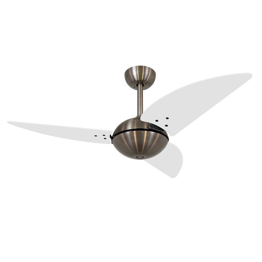 Ventilador De Teto Volare Bronze Office Class 3 Pás 110V