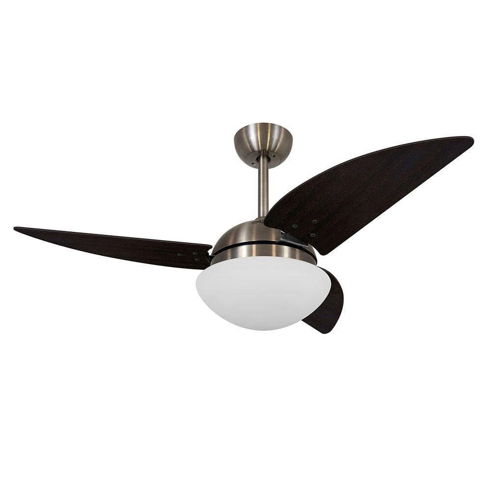 Ventilador De Teto Volare Bronze Vd42 3 Pás Tabaco 220V