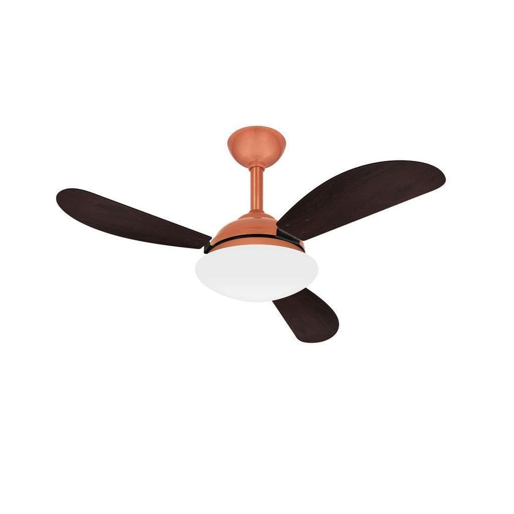 Ventilador Teto Fly Cobre Sala 3 Pás Econômico Ventax 110V