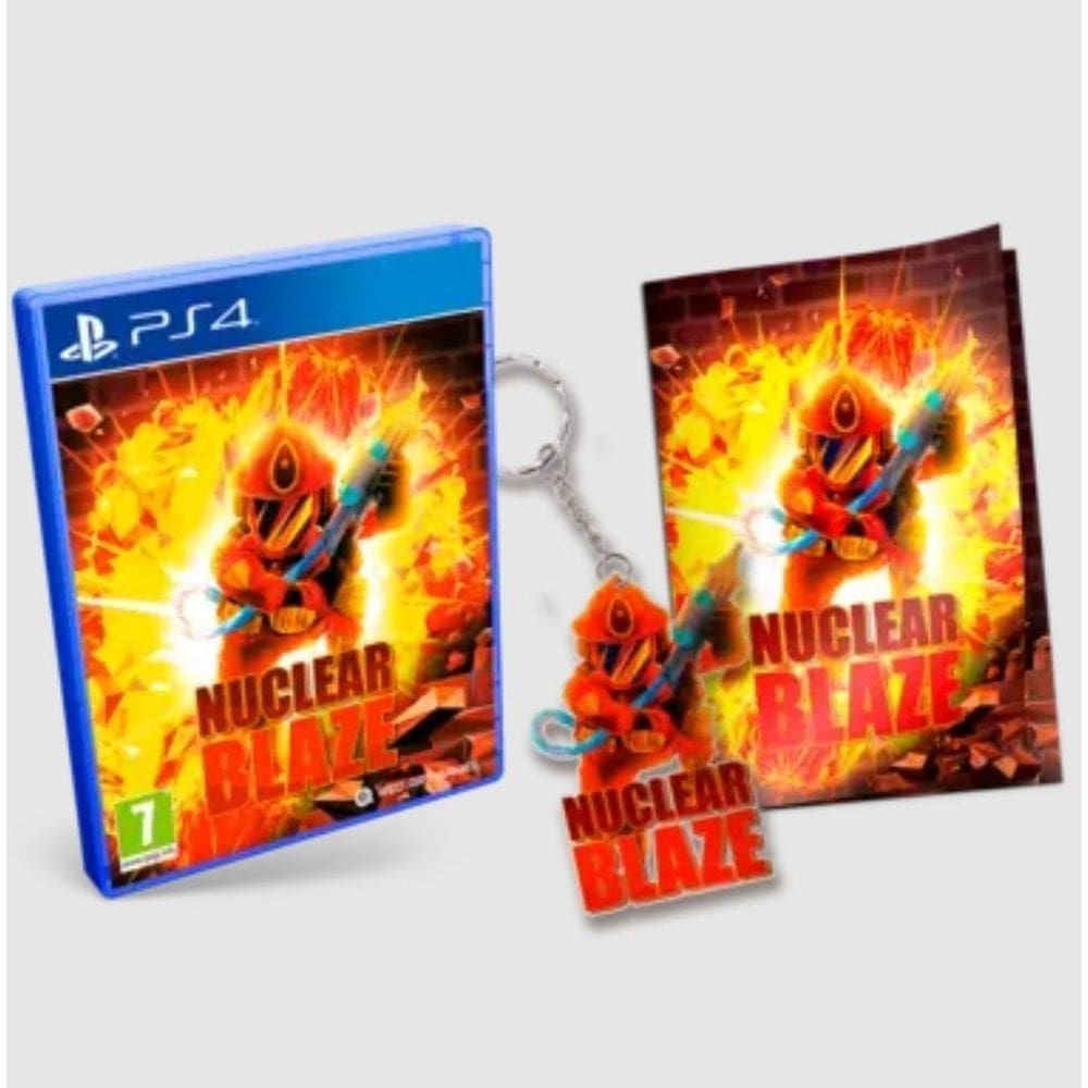 Jogo Nuclear Blaze Ps4 Europeu Lacrado Com Keychain