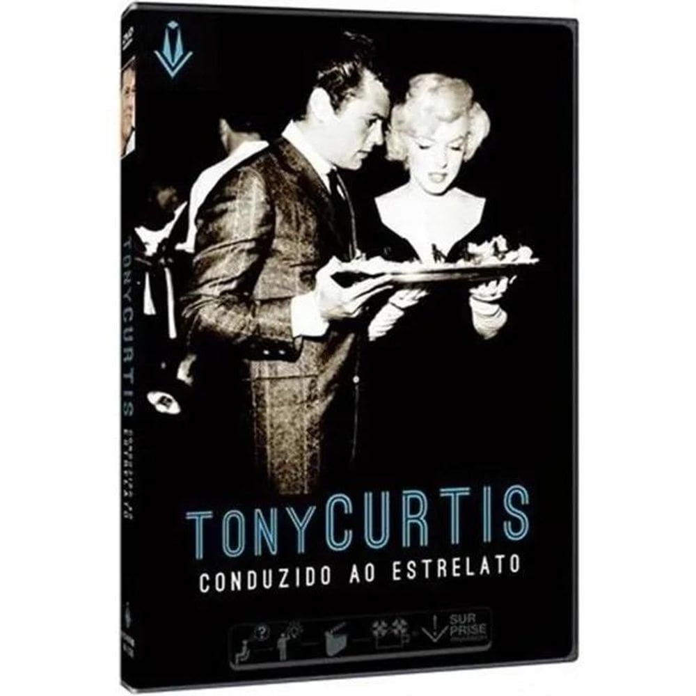 Dvd Tony Curtis - Conduzido Ao Estrelato