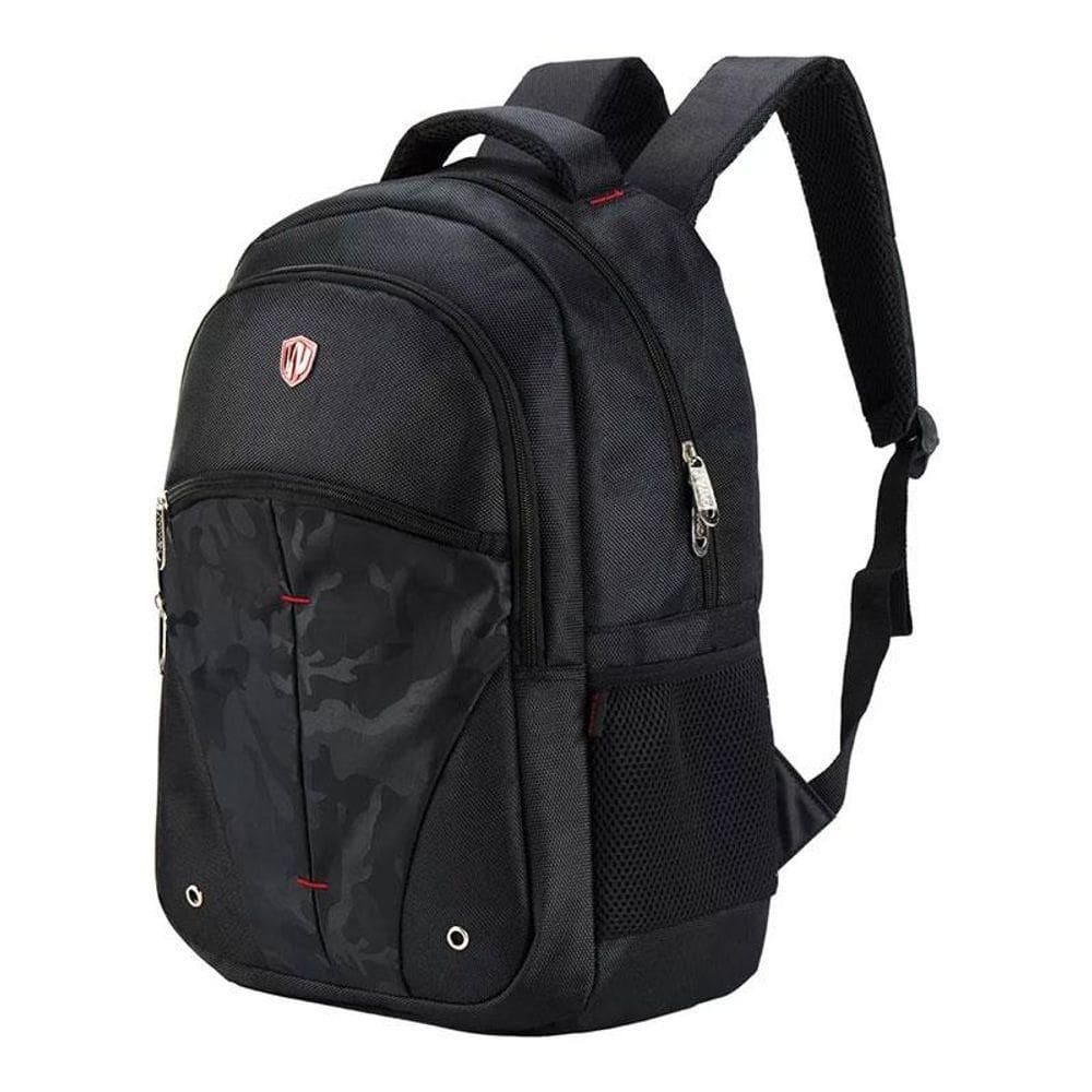 Mochila Escolar Notebook Sbfq7808 Preta - Fuseco