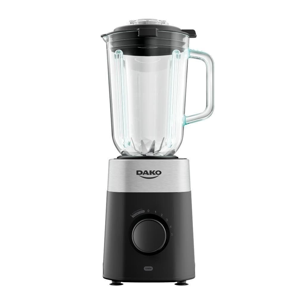 Liquidificador Dako Com Jarra De Vidro Preto 1200W 2L 110V