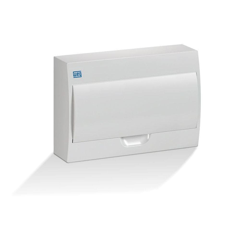 Caixa Disjuntor Sobrepor Pvc 12 Disjuntores Sem Barra