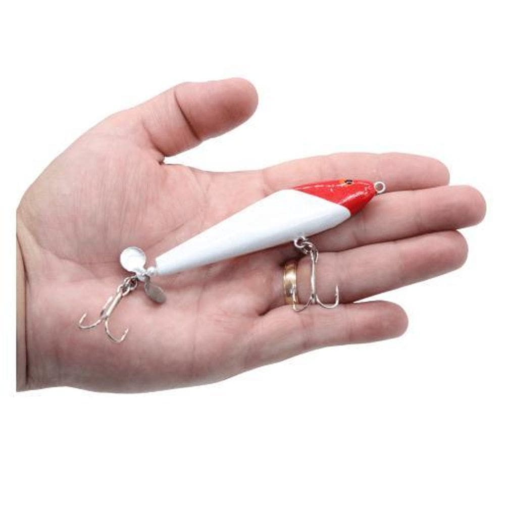 Isca Artificial Pesca Superficie Madeira Helice Tucunare 8Cm