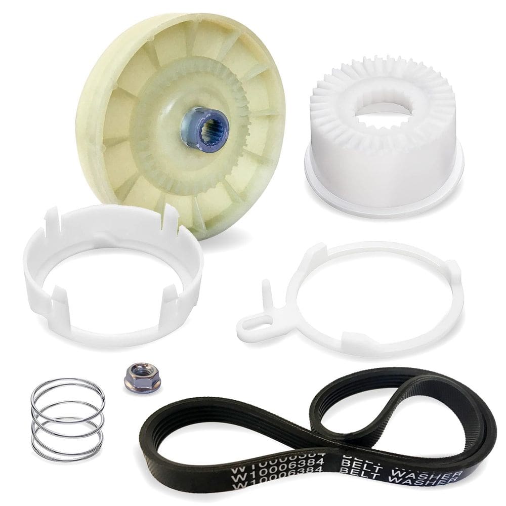 Kit de embreagem de polia para lavadora de máquinas de lavar e correia de transmissão
