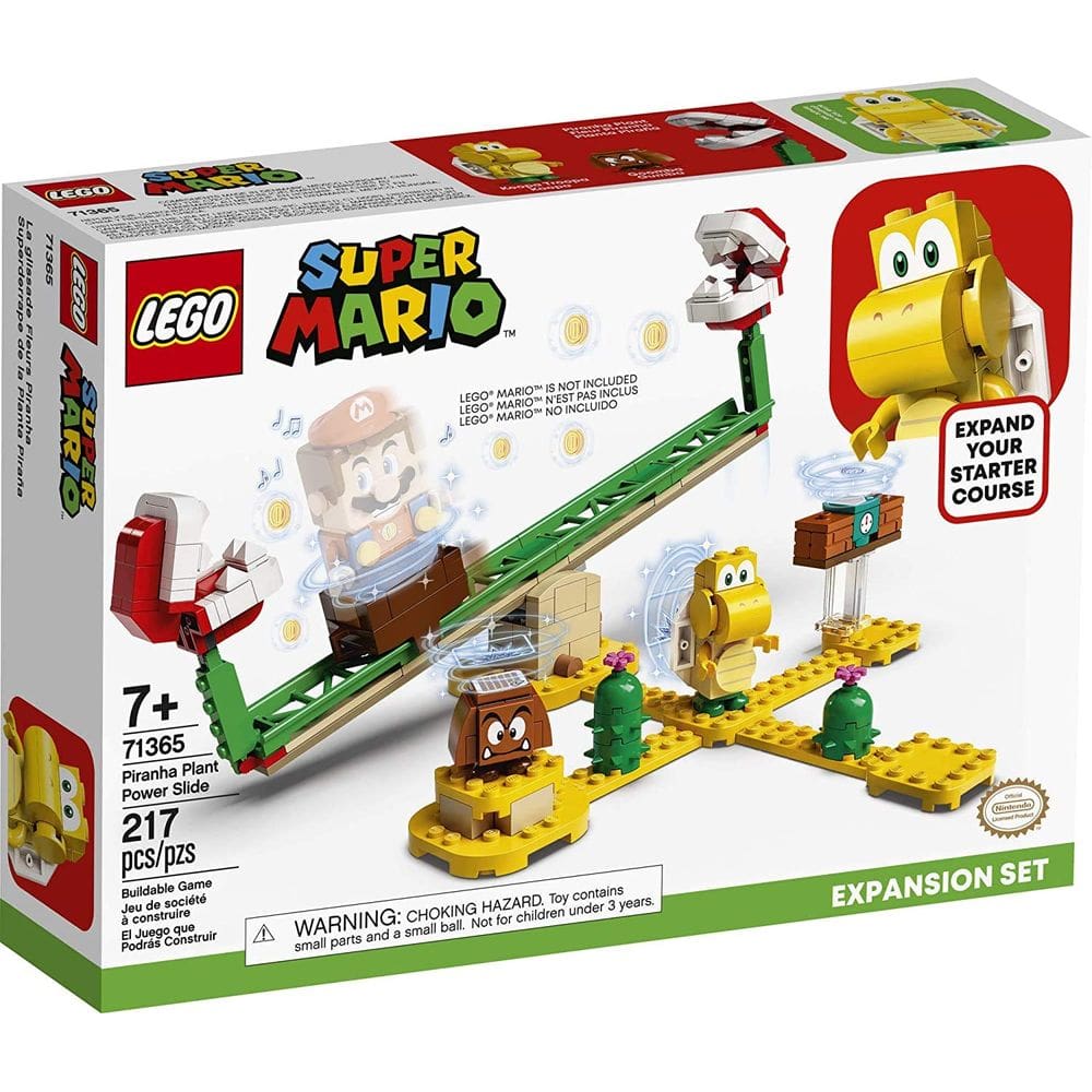 Kit de construção LEGO Super Mario Piranha Plant Power Slide 71365