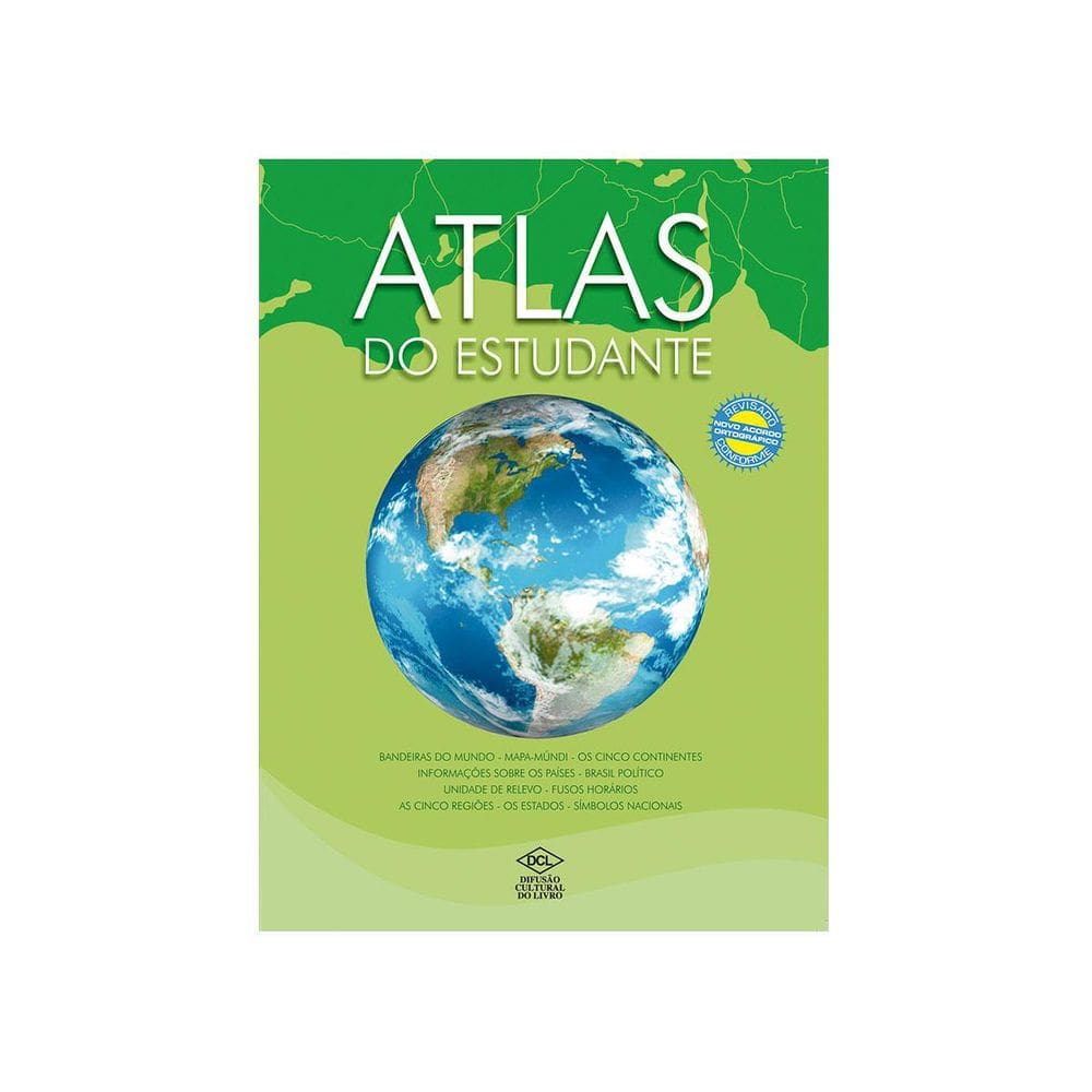 Livro Atlas Estudante 32 Páginas Unitário - Dcl