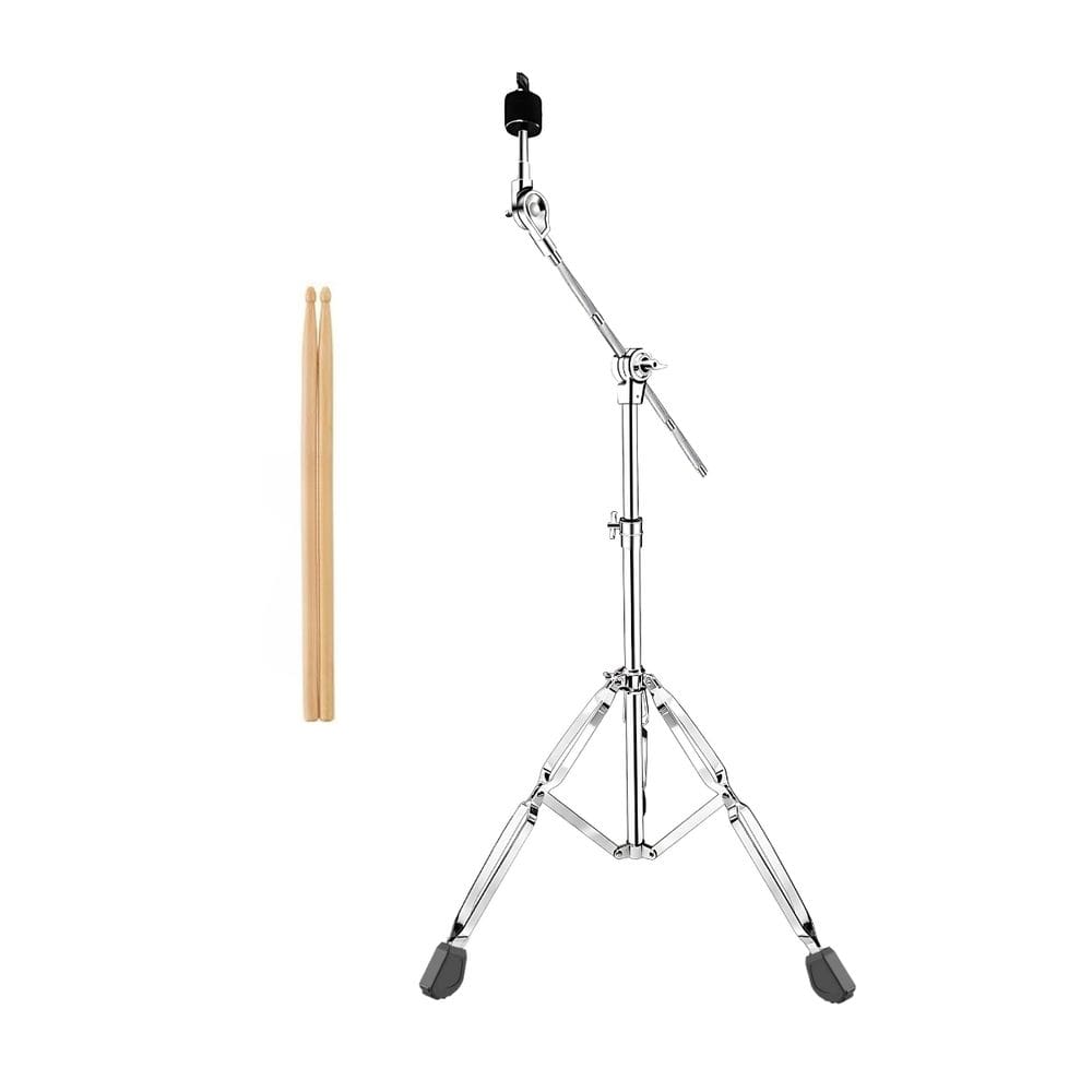 Estante Para Prato Bateria Girafa Voik VPPG-4 Aço + Baqueta