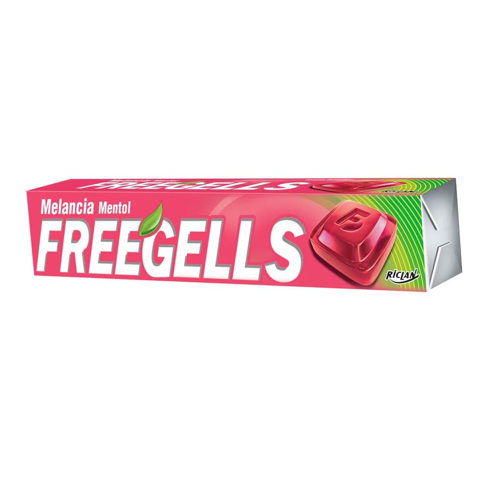 Bala Freegells Melancia Mentol Drops 27,9g