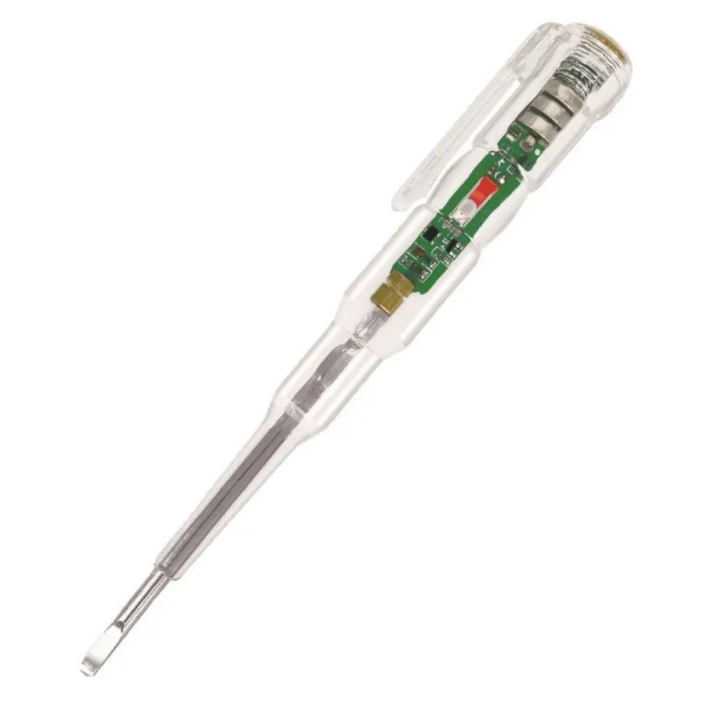 Chave de Teste com LED Detector de Tensão e Ponta Fenda