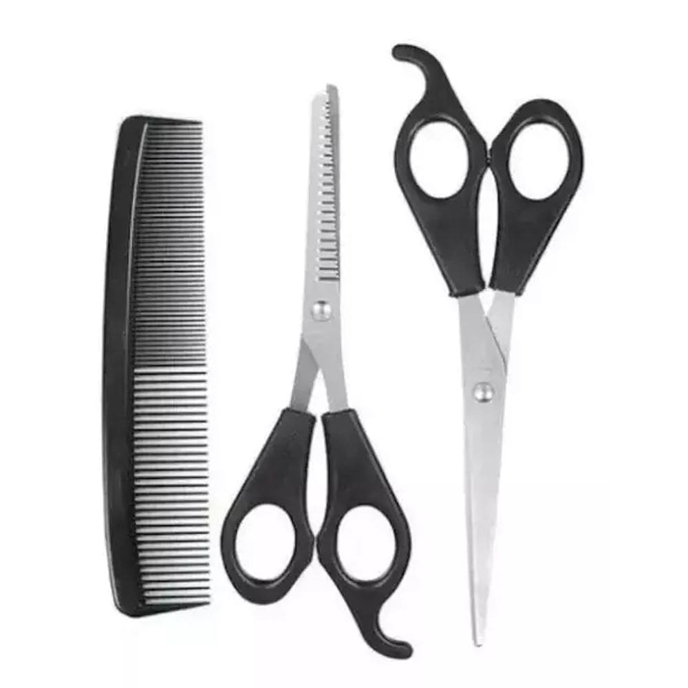 Tesoura kit com 03 peças para Cabeleireiro