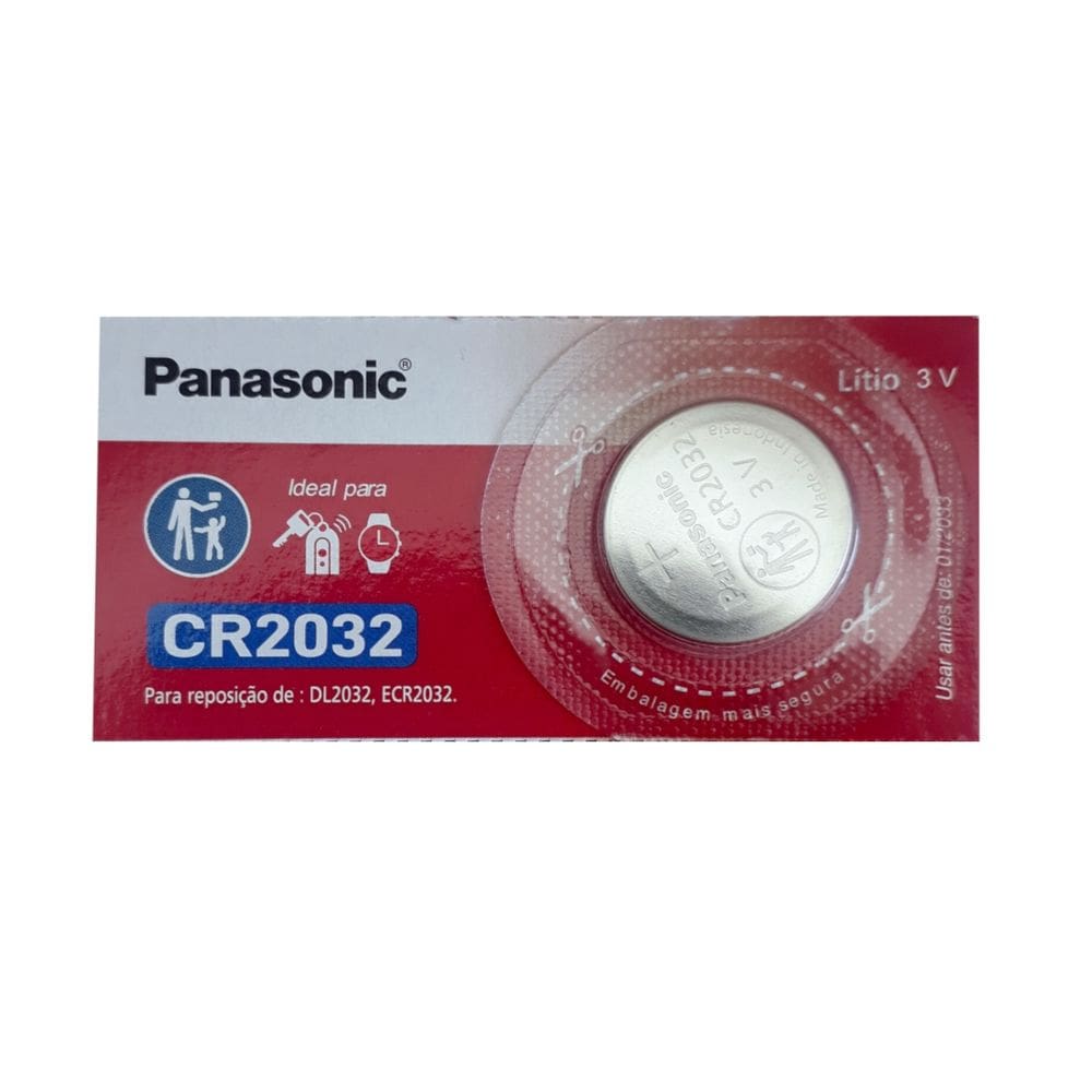 Pilha Moeda 3V Panasonic CR2032