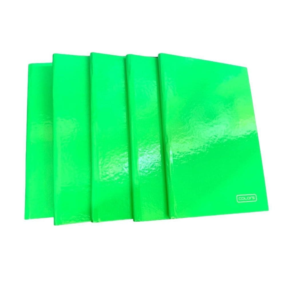 Caderno Brochura Capa Dura Pequeno 1/4 C/95 Folhas- Kit 2Un