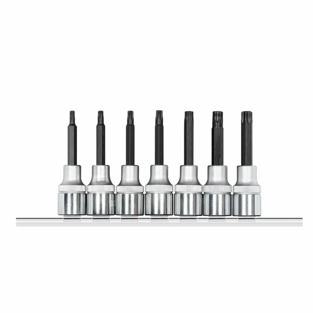 Jogo De Chave Soquete Torx 1/2 Longa 7Pçs Gedore Red