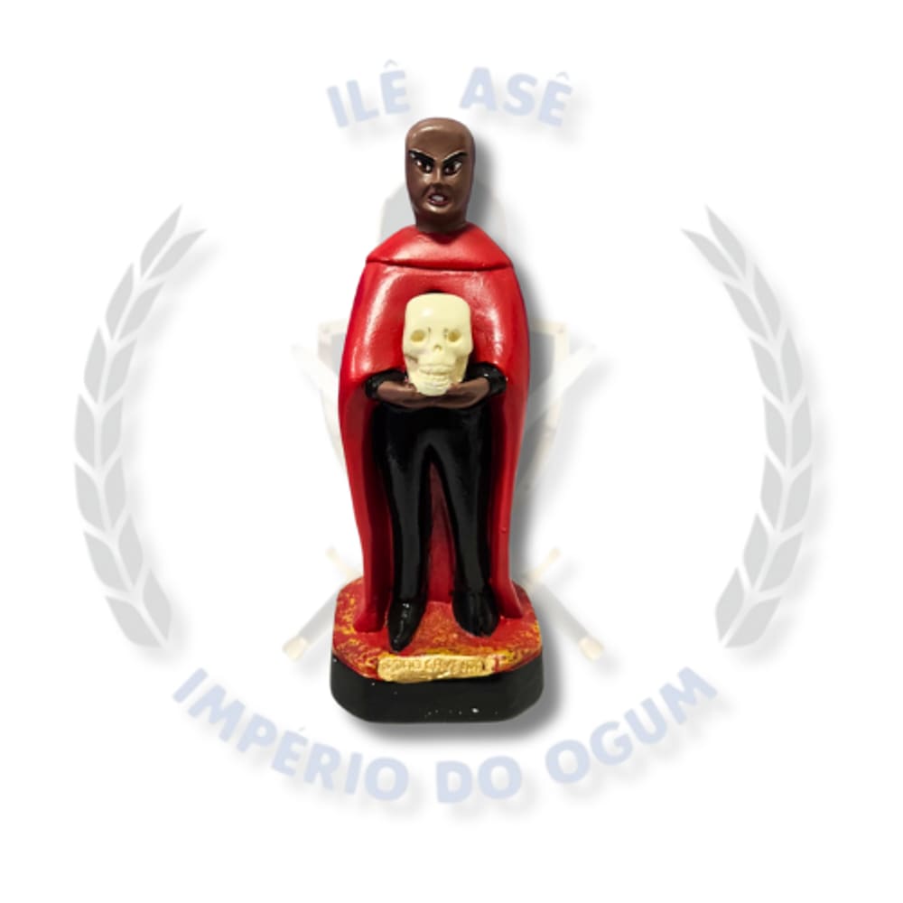 Imagem Gesso Exu 20Cm - João Caveira