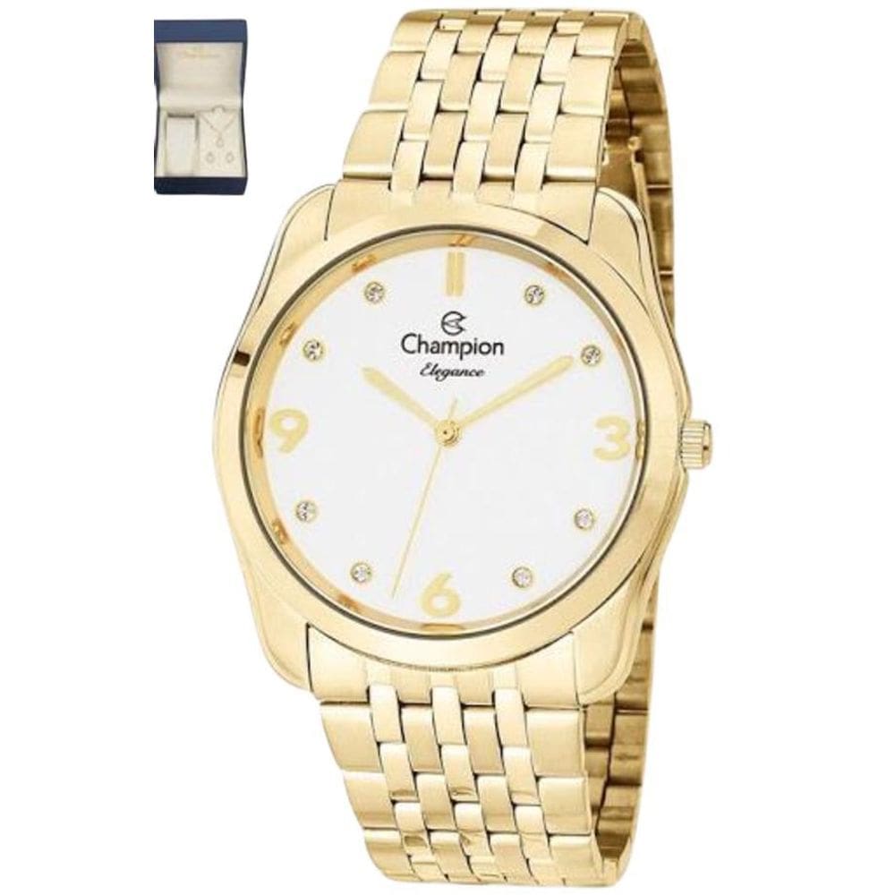 Kit Relógio Champion Feminino Cn25341W