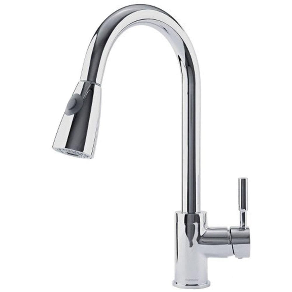 Torneira de Pia Gourmet Modaza Siena Monocomando para Cozinha, com Extensão de 50 cm, Cromada