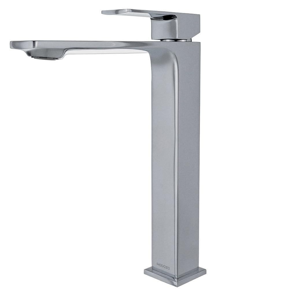 Torneira Monocomando Modaza Quadrato, Bica Alta, Cromada
