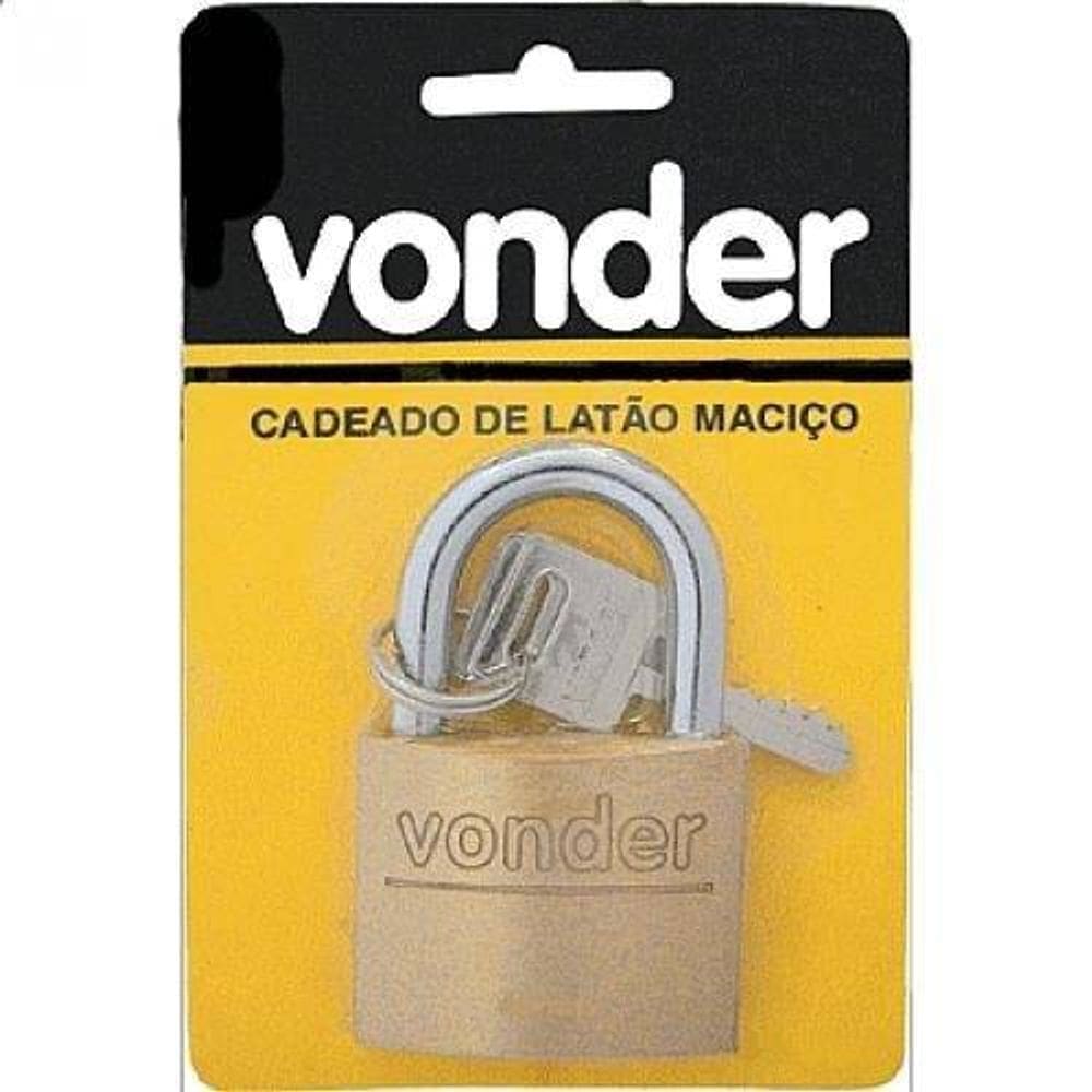 Cadeado Em Latão De 20 Mm - Vdo-0020 - Vonder