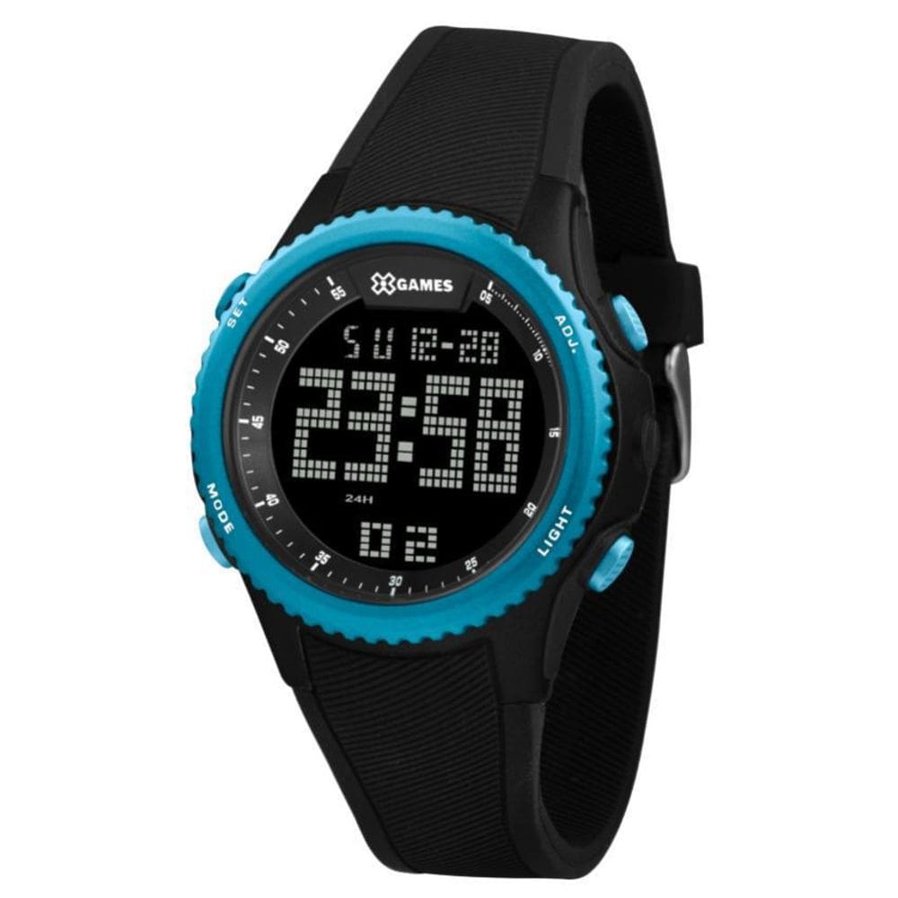 Relógio X-Games Xmppd612 Pxpx Masculino Preto/Azul