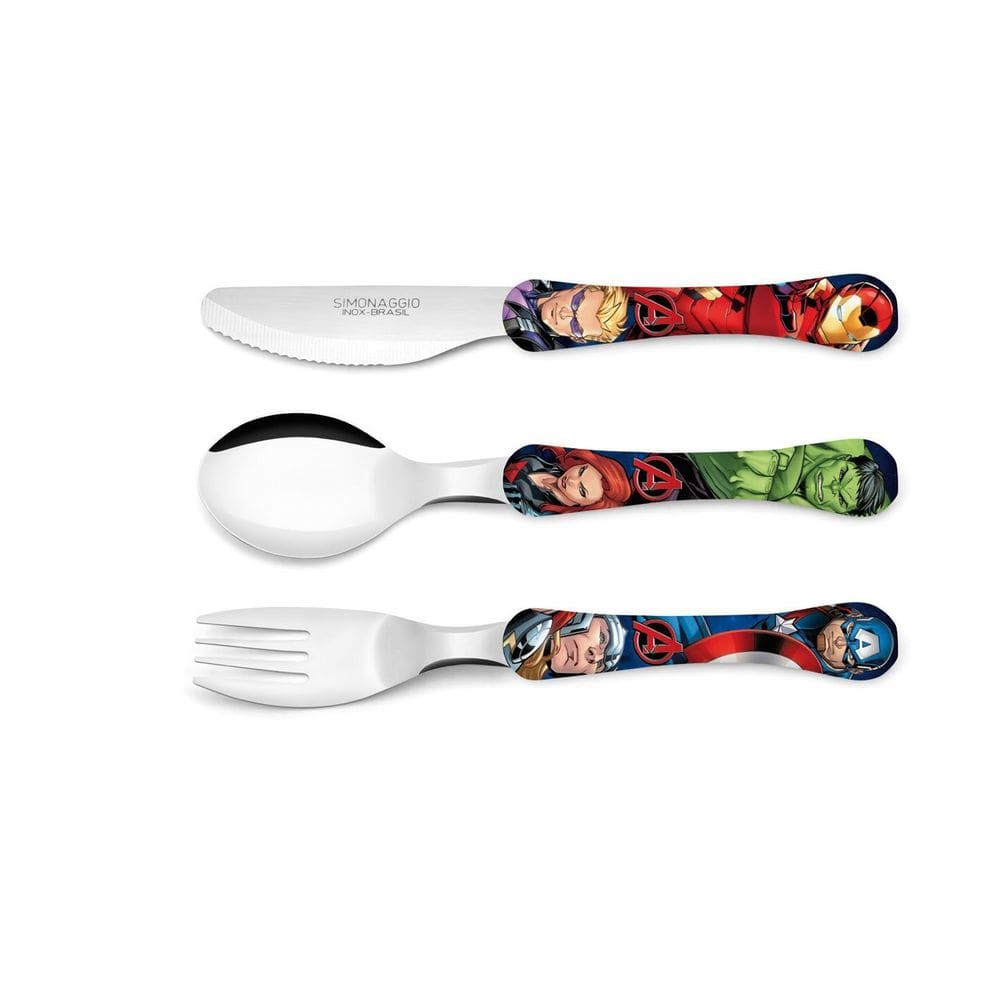 Faqueiro com 3 peças - Avengers - Vingadores